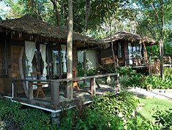 Private, spacious bungalows at the Ko Kood resort
