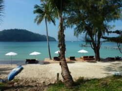 View from the new cocktail beach bar